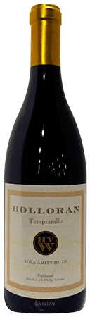 Tempranillo, Holloran Vineyard Wine