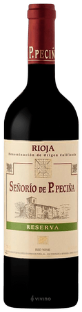 Tempranillo Reserva, Señorío de P. Peciña