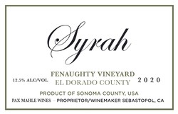 Syrah, Pax Wines 'Fenaughty Vineyard'